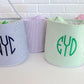 Seersucker and Gingham Buckets