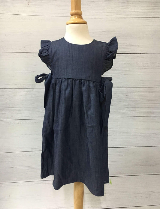 Side Tie Dress - Chambray