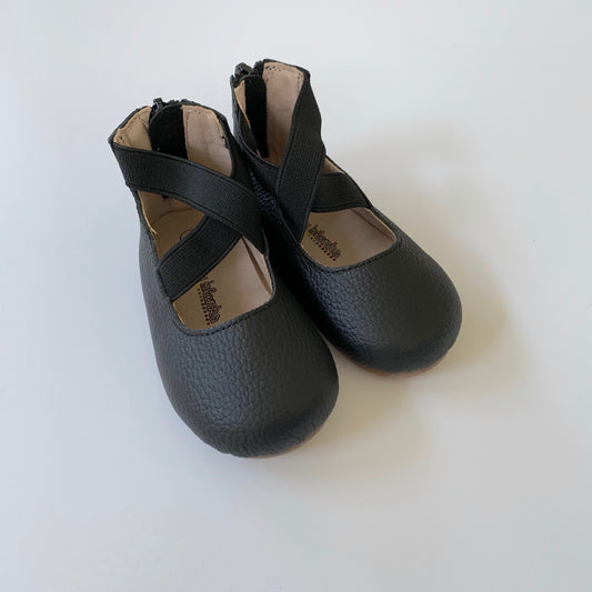 Black Ballet Flat Shoes