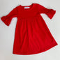 Double Ruffle Sleeve Dress
