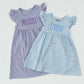 Knit Stripe Flutter Sleeve Dress