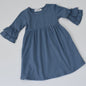 Double Ruffle Sleeve Dress