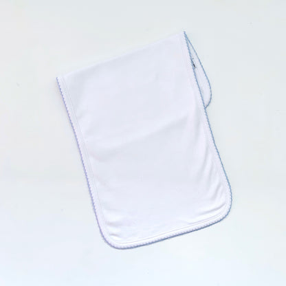 Picot Trim Burp Cloth