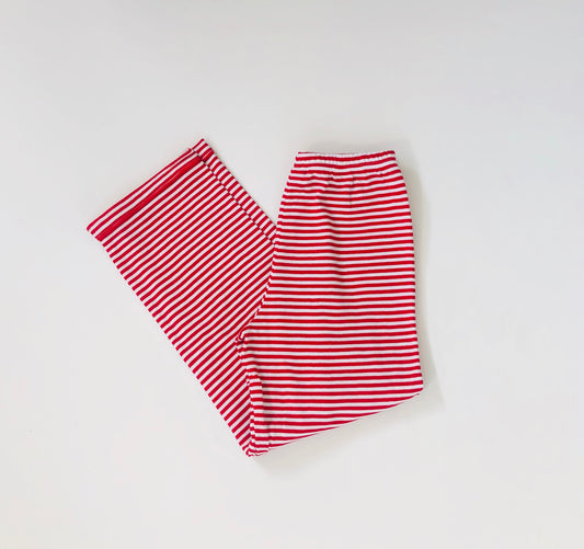 Knit Pants - Red Stripe