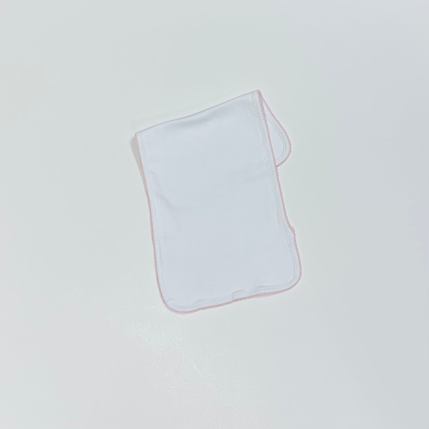 Picot Trim Burp Cloth