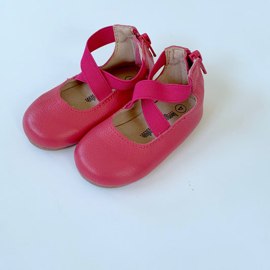 Berry Ballet Flat Shoes