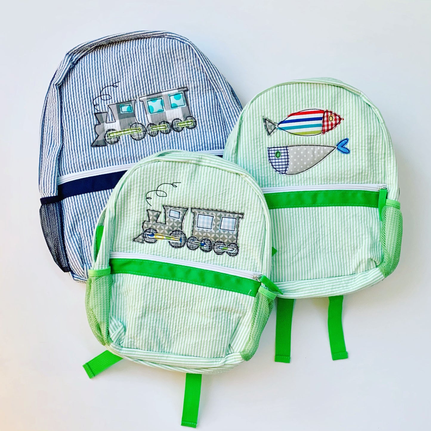 Seersucker Toddler Size Backpack