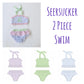 Seersucker Swim - GIRL 2PC