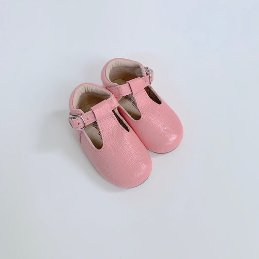 Pink T-Strap Shoes