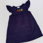 Flutter Sleeve Dress - Navy