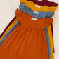 Flutter Sleeve Dress—Gold