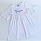 Ruffle Tunic—White
