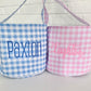 Seersucker and Gingham Buckets