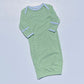 Stripe Gown with Picot Trim