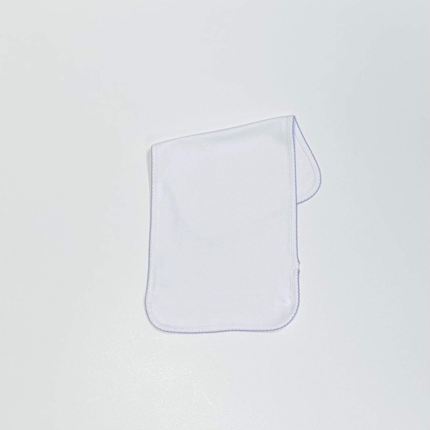 Picot Trim Burp Cloth