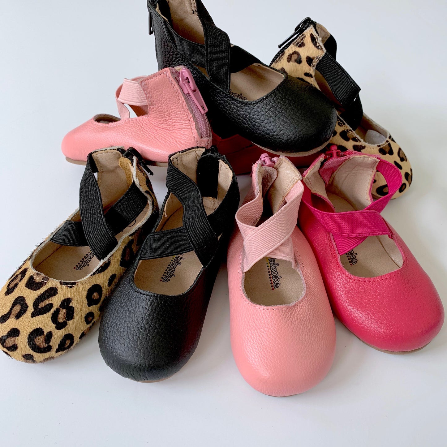 Berry Ballet Flat Shoes