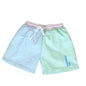 Seersucker Swim - Boy Trunks